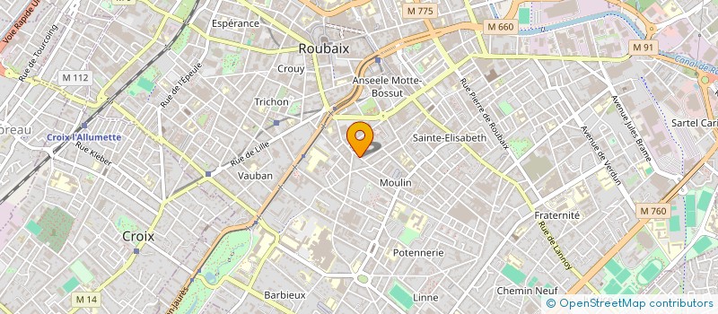 localisation de l'entreprise MADAME MESSAOUDA KHELIFI  TOURCOING