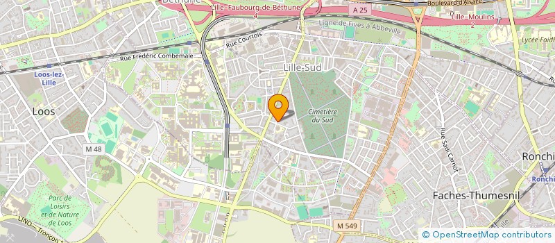 localisation de l'entreprise MADAME MESSAOUDA LAGOUNE à LILLE