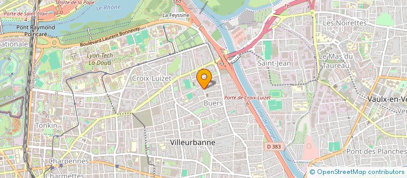 localisation de l'entreprise MADAME MESSAOUDA MANSEUR  VILLEURBANNE