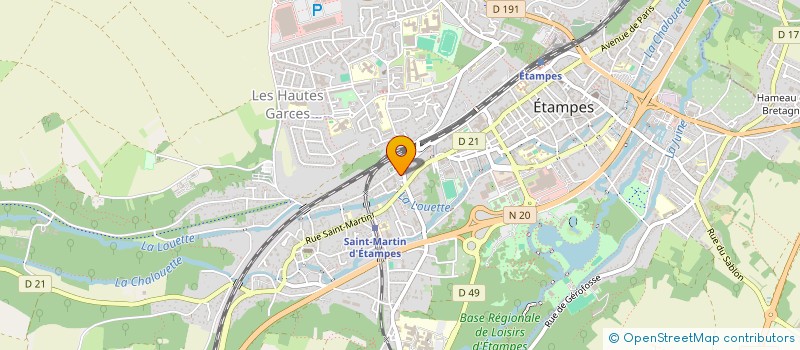 localisation de l'entreprise MADAME MESSAOUDA MEZIANE à ETAMPES