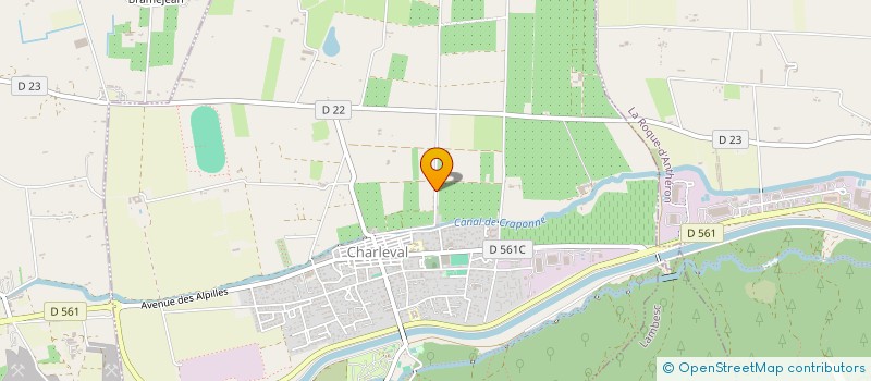 localisation de l'entreprise MADAME MESSAOUDA RAHOUADJ  CHARLEVAL