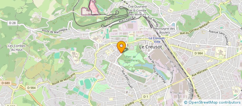 localisation de l'entreprise MADAME MESSIKA BEKADDOUR à LE CREUSOT