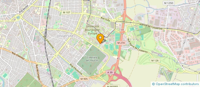 localisation de l'entreprise MADAME MESSOKEWO KOWOUVI  DIJON