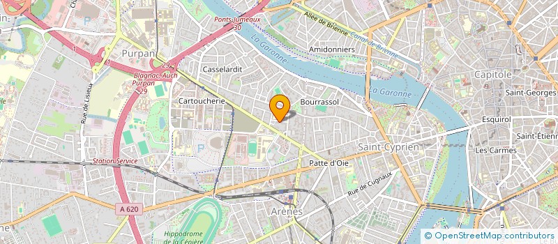localisation de l'entreprise MADAME MESSUA GONZALEZ  TOULOUSE