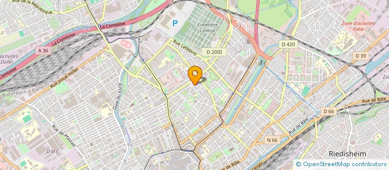 localisation de l'entreprise MADAME MESUDE SARAR  MULHOUSE