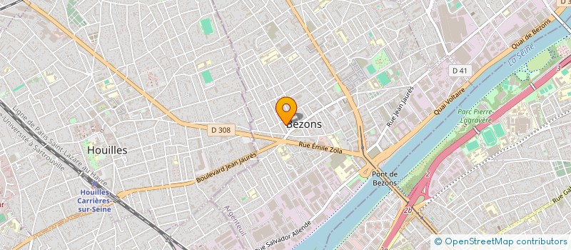 localisation de l'entreprise MADAME MESUDIYE DINC  BEZONS