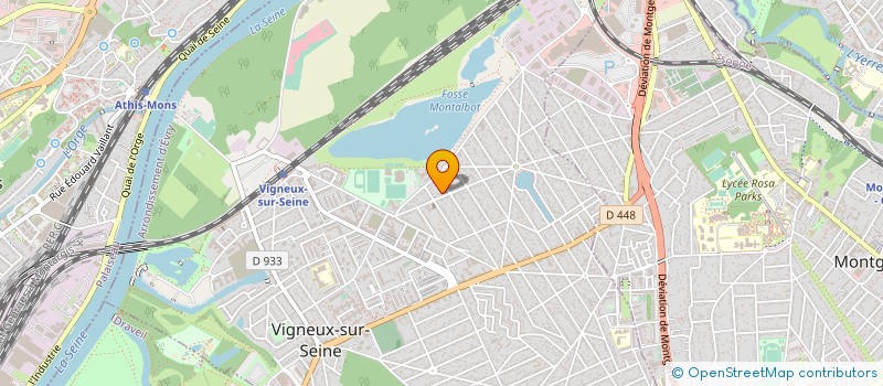 localisation de l'entreprise MADAME METHE DEYOBE  VIGNEUX-SUR-SEINE