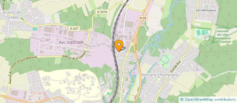 localisation de l'entreprise MADAME METHIYE KOC  ETAMPES