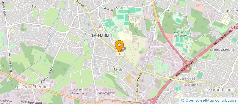 localisation de l'entreprise MADAME METRINE BWISA  LE HAILLAN