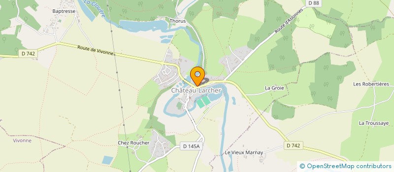 localisation de l'entreprise MADAME METTE KJELDSEN  CHATEAU-LARCHER