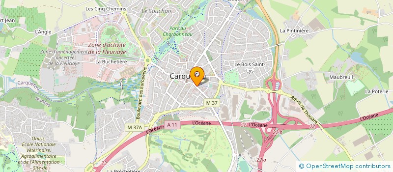 localisation de l'entreprise MADAME MEVENA L'HELIAS à CARQUEFOU