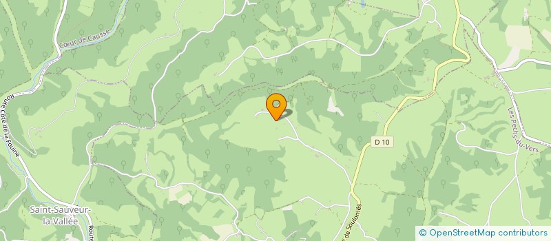 localisation de l'entreprise MADAME MEVENA PESTEL  LES PECHS DU VERS