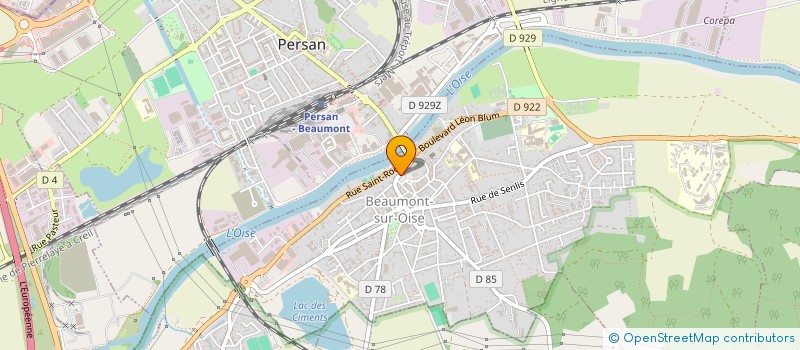 localisation de l'entreprise MADAME MEVRE AKINCI  BEAUMONT-SUR-OISE