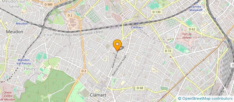 localisation de l'entreprise MADAME MEVSIM AKIN YOO à CLAMART