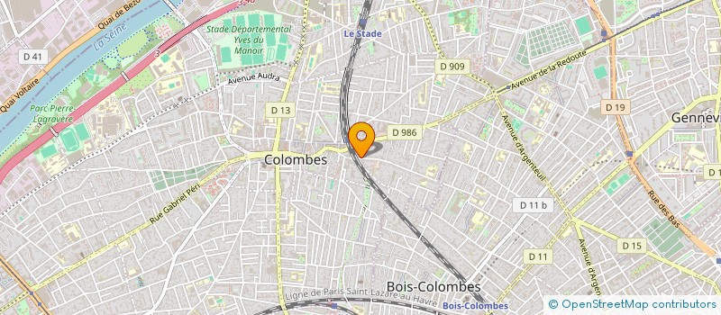 localisation de l'entreprise MADAME MEY LAOUINI à COLOMBES