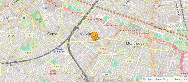 localisation de l'entreprise MADAME MEY MANSOURI  MALAKOFF