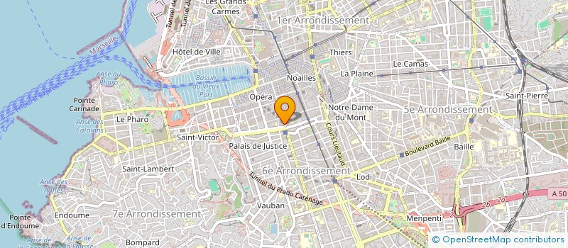 localisation de l'entreprise MADAME MEYLIETTE BENHAMOU  MARSEILLE