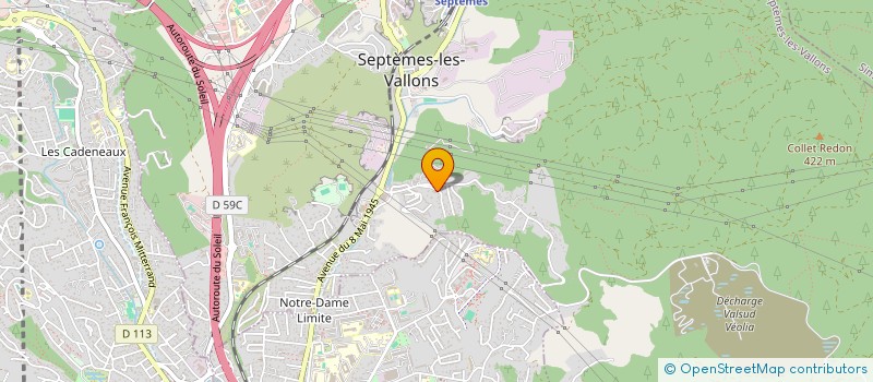 localisation de l'entreprise MADAME MEYMOUNA BELAID  SEPTEMES-LES-VALLONS