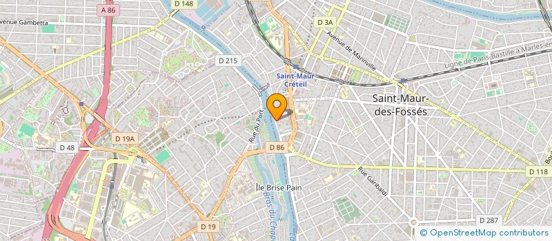 localisation de l'entreprise MADAME MEYRIAM FOULANE à SAINT-MAUR-DES-FOSSES