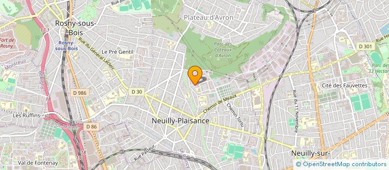 localisation de l'entreprise MADAME MEYSSA DUBOC-CHIOUADUBOC-CHIOUA  NEUILLY-PLAISANCE