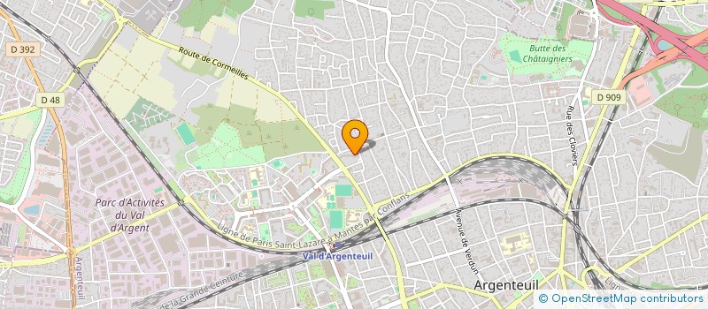 localisation de l'entreprise MADAME MEYSSA ROMDHANE à ARGENTEUIL
