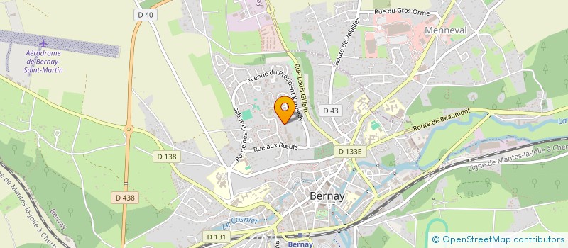 localisation de l'entreprise MADAME MEZOYARA RISBETZ à BERNAY