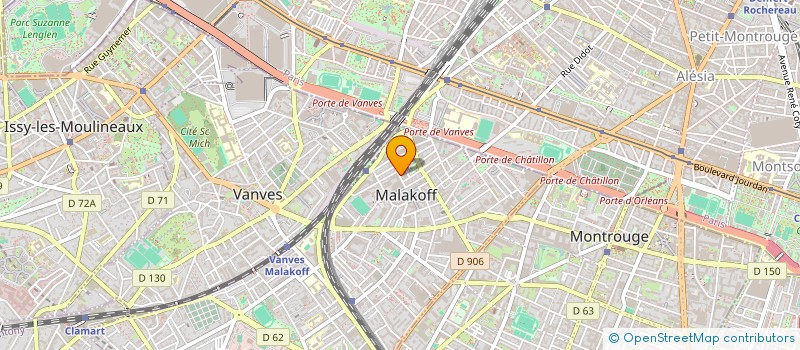 localisation de l'entreprise MADAME MHALLA INES  MALAKOFF