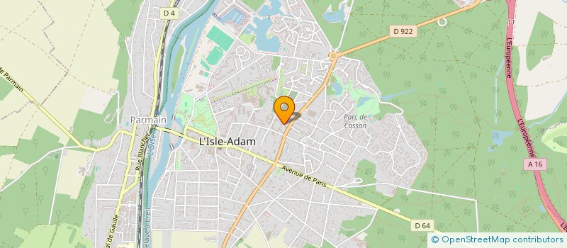 localisation de l'entreprise MADAME MI MI TAING à L'ISLE-ADAM