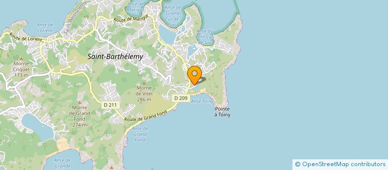 localisation de l'entreprise MADAME MIA BALLESTRAZZI à SAINT-BARTHELEMY