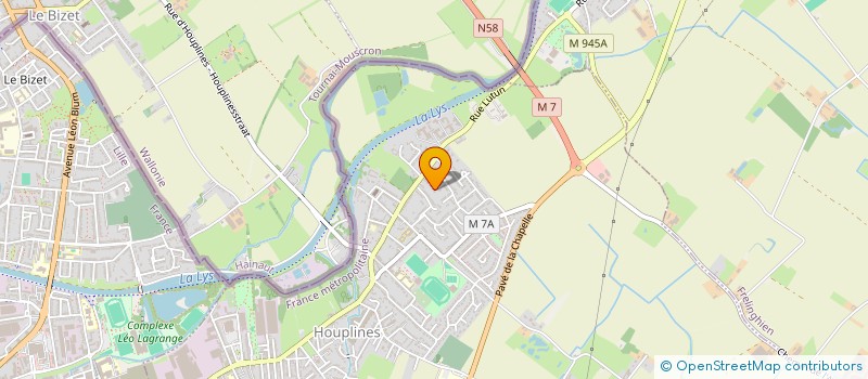 localisation de l'entreprise MADAME MIA RONDEAU  HOUPLINES