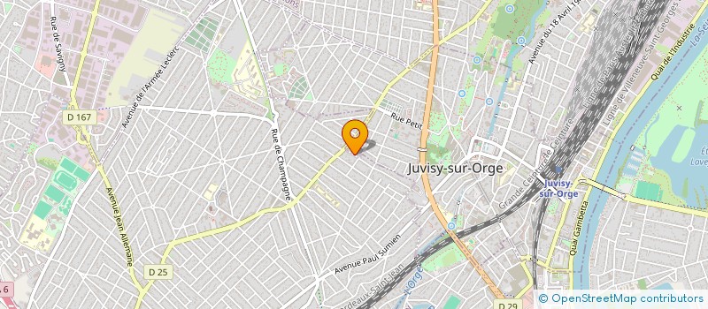localisation de l'entreprise MADAME MIANGALY RAZANAJATOVO à JUVISY-SUR-ORGE