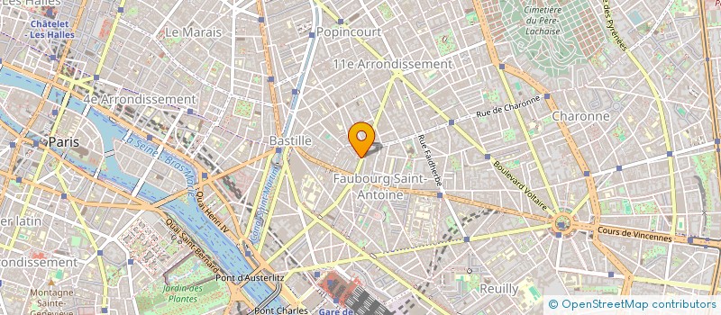 localisation de l'entreprise MADAME MICAELA AGOSTINI  PARIS