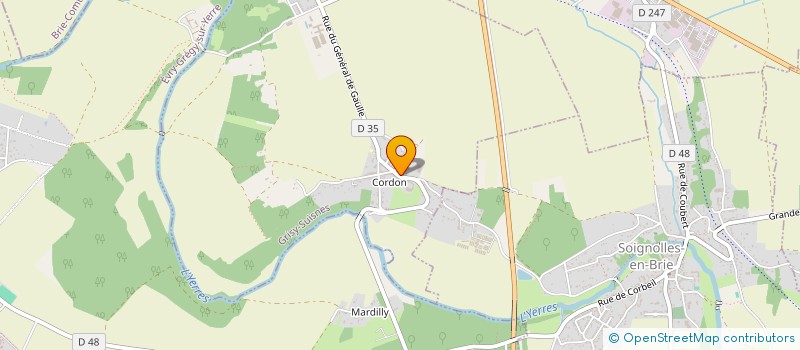 localisation de l'entreprise MADAME MICAELA ANDRE RODRIGUES  GRISY-SUISNES