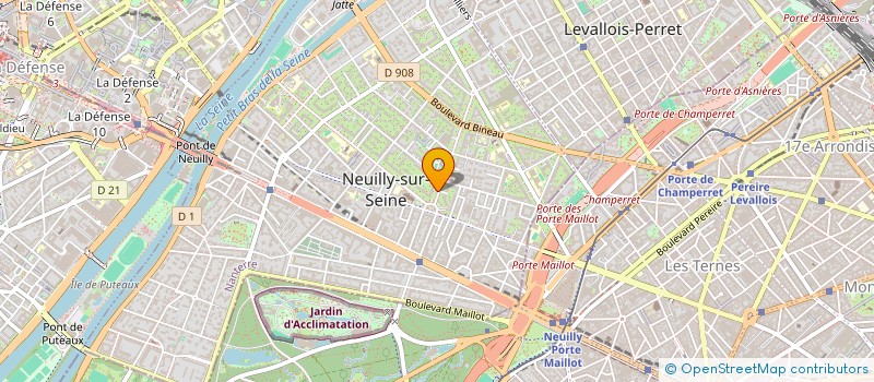 localisation de l'entreprise MADAME MICAELA BRACACCINI à NEUILLY-SUR-SEINE