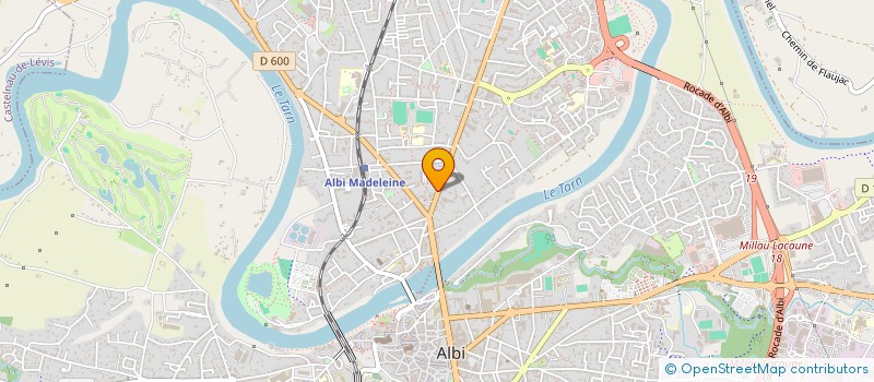 localisation de l'entreprise MADAME MICAELA DOS SANTOS DANIEL à ALBI