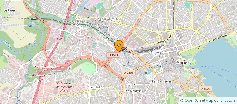 localisation de l'entreprise MADAME MICAELA GARNICA à ANNECY