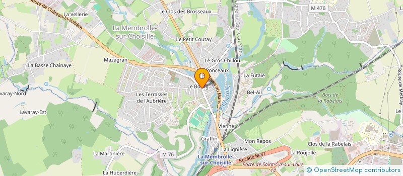 localisation de l'entreprise MADAME MICAELA MARINHO NETO  LA MEMBROLLE-SUR-CHOISILLE