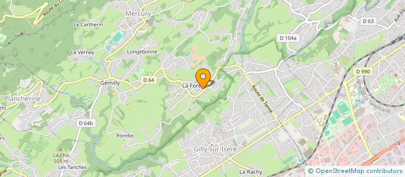 localisation de l'entreprise MADAME MICAELA MENDES FERNANDES  MERCURY