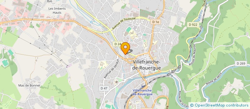 localisation de l'entreprise MADAME MICAELE DE FARIA ALVES  VILLEFRANCHE-DE-ROUERGUE