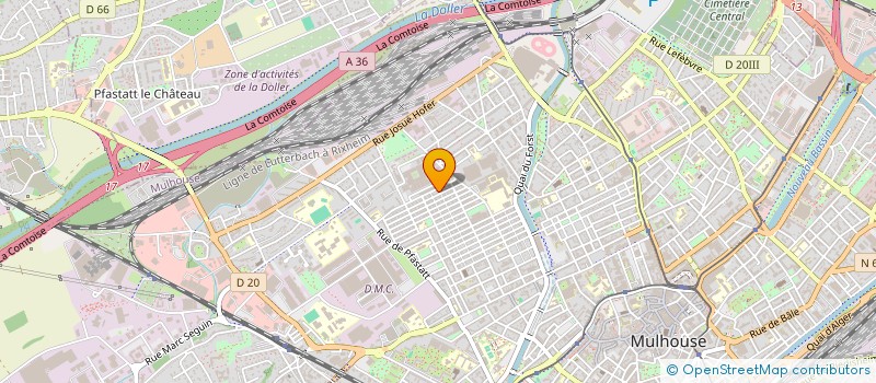 localisation de l'entreprise MADAME MICHAEL DEMORY  MULHOUSE