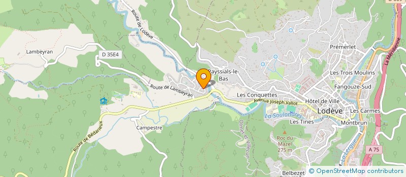 localisation de l'entreprise MADAME MICHAELA BLASCO  LODEVE