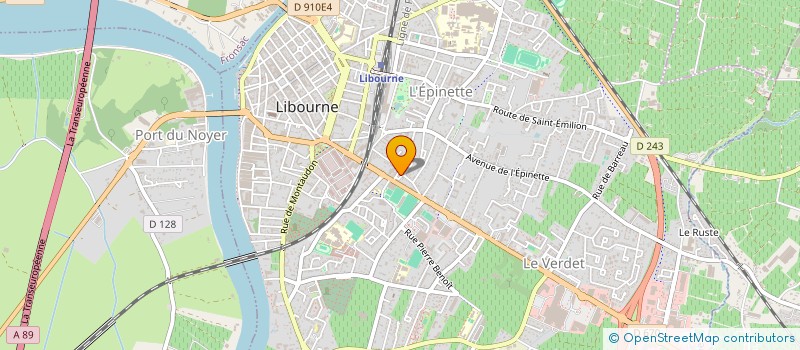 localisation de l'entreprise MADAME MICHAELA MULLER  LIBOURNE