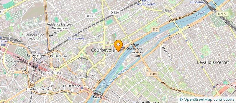 localisation de l'entreprise MADAME MICHAELA REICHENBACHER à COURBEVOIE