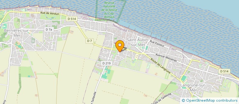 localisation de l'entreprise MADAME MICHAELLA GIBERT  SAINT-AUBIN-SUR-MER