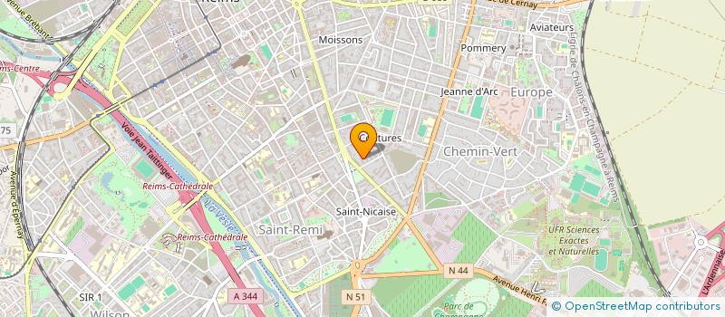 localisation de l'entreprise MADAME MICHAELLA TERRAZZANO  REIMS