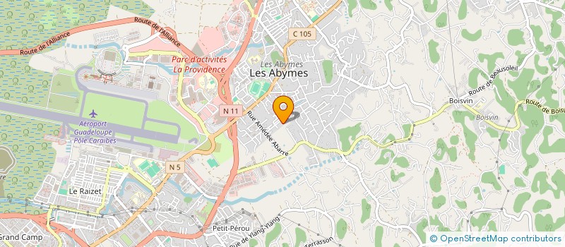 localisation de l'entreprise MADAME MICHAELLE CELINAIN à LES ABYMES