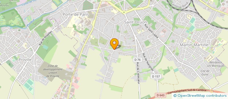 localisation de l'entreprise MADAME MICHAELLE HEUNET  CAMBRAI