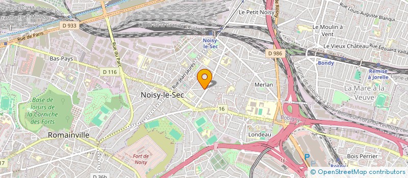 localisation de l'entreprise MADAME MICHAELLE JOLY à NOISY-LE-SEC