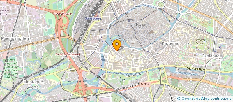 localisation de l'entreprise MADAME MICHAELLE PINNA à STRASBOURG