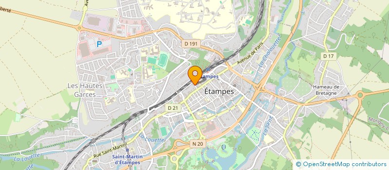 localisation de l'entreprise MADAME MICHAELLE POATY  ETAMPES